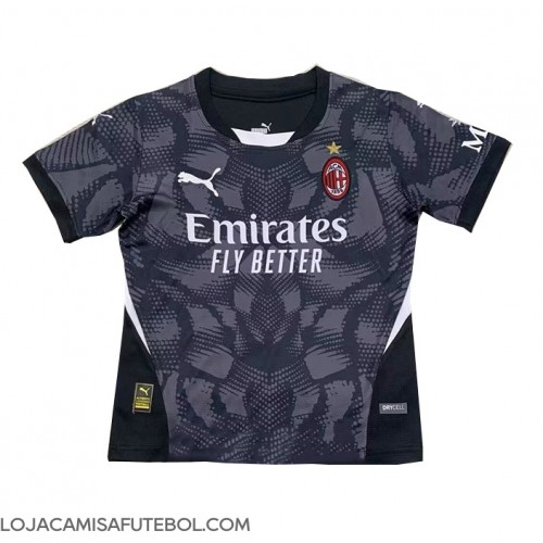 Camisa de Futebol AC Milan Goleiro Equipamento Principal 2024-25 Manga Curta